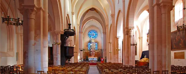 L’église abbatiale de Saint-Marcel