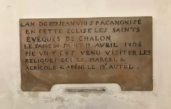 Église de Saint-Marcel : détail